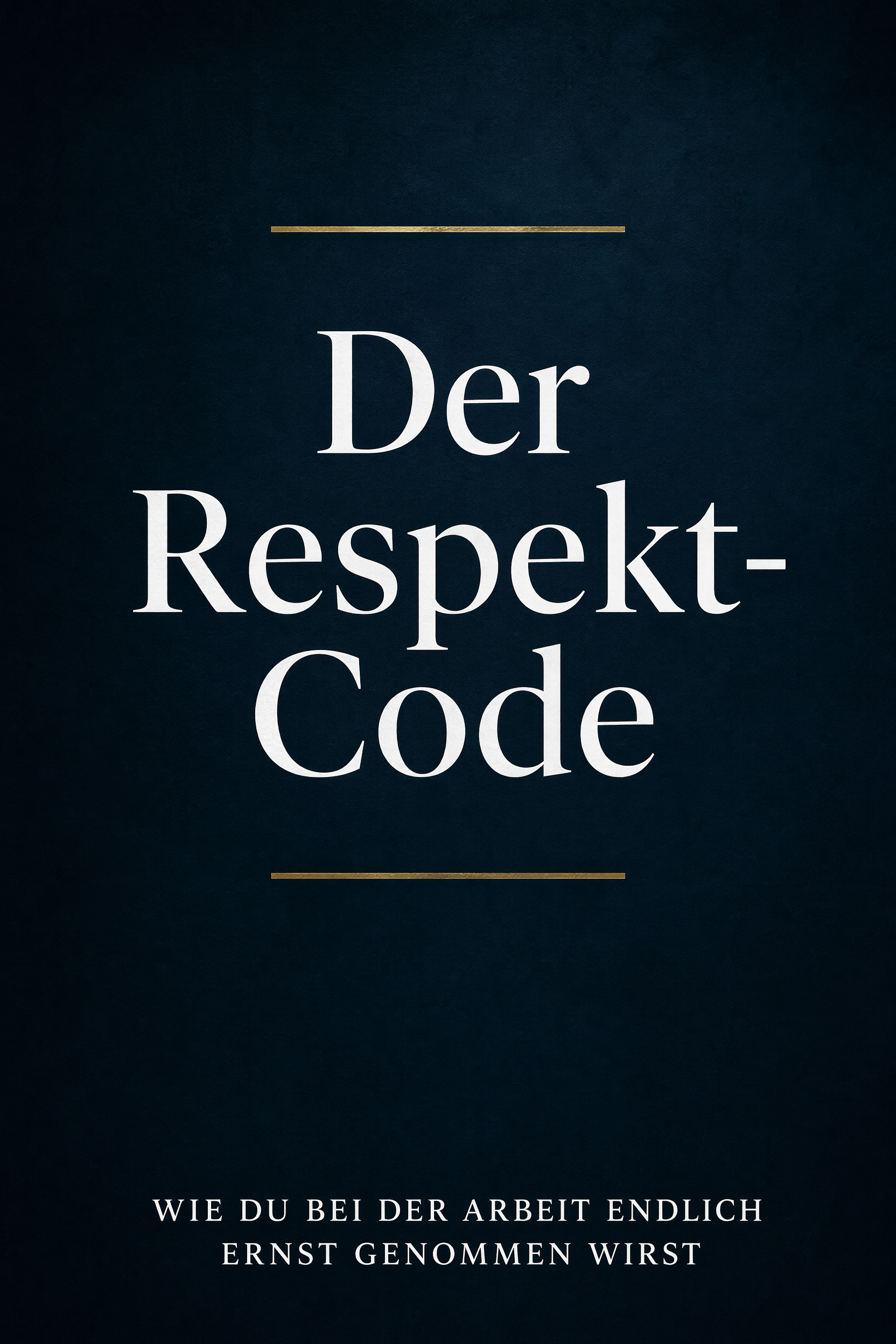 Buchcover: Der Respekt-Code